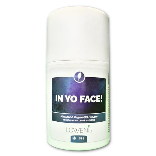 In Yo Face BB CREAM - by Lowens.ca #bbcream #canadiangreenbeauty #antiaging #allnatural #greenbeauty #facelotion