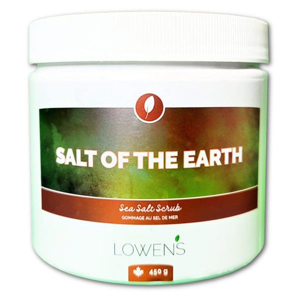 Salt of the Earth - Sea Salt Body Scrub by LOWENS.CA #canadiangreenbeauty